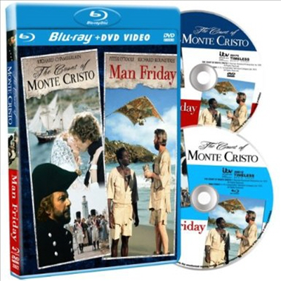Count Of Monte Cristo / Man Friday Double Feature (몬테 크리스토 백작)(한글무자막)(Blu-ray)