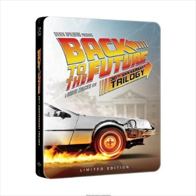 Back To The Future 30th Anniversary Complete Trilogy (빽 투 더 퓨쳐) (Ltd. Ed)(한글무자막)(4 Blu-ray Steelbook)