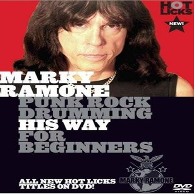 Marky Ramone Punk Rock Drumming His Way for Beginners (마키 라몬 펑크 락 드럼)(지역코드1)(한글무자막)(DVD)