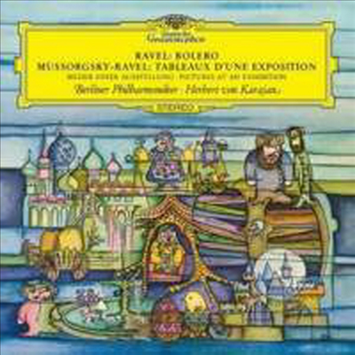 무소르그스키: 전람회의 그림 & 라벨: 볼레로 (Mussorgsky: Pictures At An Exhibition & Ravel: Bolero) (180g)(LP)(CD) - Herbert von Karajan