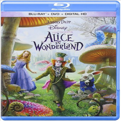 Alice In Wonderland : Live Action (이상한 나라의 앨리스)(한글무자막)(Blu-ray)