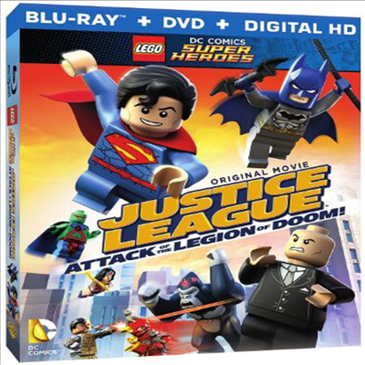 LEGO DC Super Heroes: Justice League: Attack of the Legion of Doom! (레고 DC 코믹스 슈퍼 히어로 저스티스리그: 둠 군단의 공격!)(한글무자막)(Blu-ray)