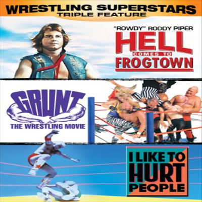 Wrestling Superstars Collection: Hell Comes To Frogtown / Grunt / I Like To Hurt People (헬 컴스 투 프록타운 / 그런트)(지역코드1)(한글무자막)(DVD)