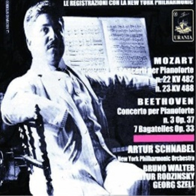 모차르트: 피아노 협주곡 22번, 23번 &amp; 베토벤: 피아노 협주곡 3번 (Mozart: Piano Concertos Nos22, 23 &amp; Beethoven: Piano Concerto No.3)(CD) - Artur Schnabel