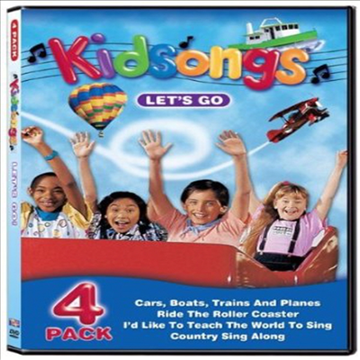 Kidsongs: Let's Go - 4 Pack (키즈송스: 레츠 고)(지역코드1)(한글무자막)(DVD)