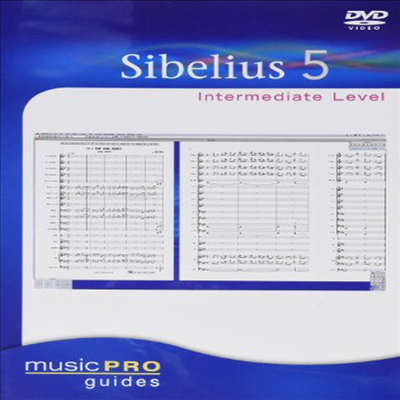 Musicpro Guides: Sibelius 5 Intermediate Level (뮤직 프로 가이드 시벨리우스)(지역코드1)(한글무자막)(DVD)