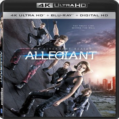 The Divergent Series: Allegiant (다이버전트 시리즈: 얼리전트) (한글무자막)(4K Ultra HD + Blu-ray + Digital HD)