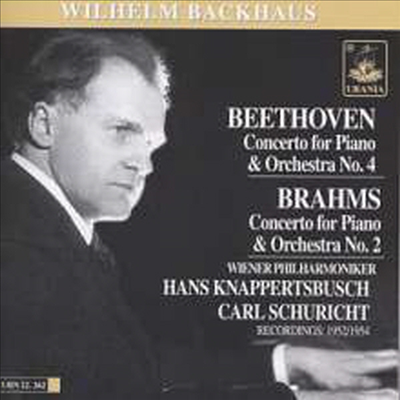 베토벤: 피아노 협주곡 4번 & 브람스: 피아노 협주곡 2번 (Beethoven: Piano Concerto No.4 & Brahms: Piano Concerto No.2)(CD) - Wilhelm Backhaus
