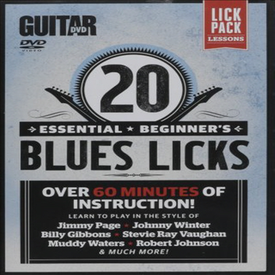 Guitar World: 20 Essential Beginner's Blues Licks (기타 월드: 20 에센셜 비기너스 블루스 릭스)(한글무자막)(한글무자막)(DVD)