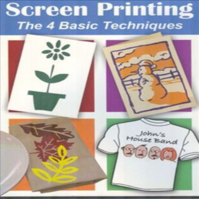 Screen Printing - The 4 Basic Techniques (스크린 프린팅)(지역코드1)(한글무자막)(DVD)