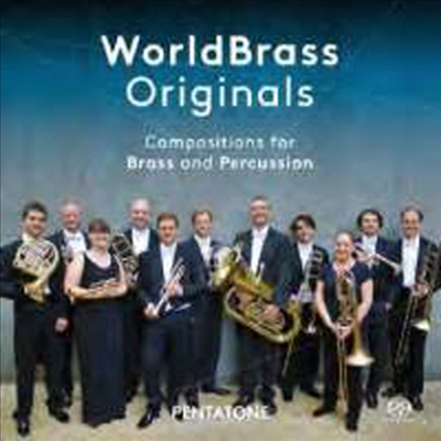오리지널 - 브라스와 퍼커션을 위한 작품집 (Originals - Compositions for Brass and Percussion) (SACD Hybrid) - Worldbrass
