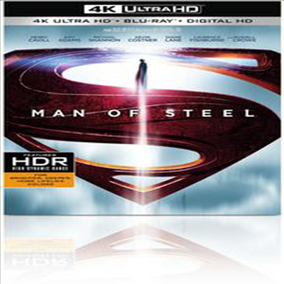 Man Of Steel (맨 오브 스틸) (한글무자막)(4K Ultra HD + Blu-ray + Digital HD)