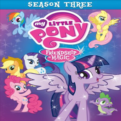 My Little Pony Friendship Is Magic: Season 3 (마이 리틀 포니 : 우정은 마법 시즌 3)(지역코드1)(한글무자막)(DVD)