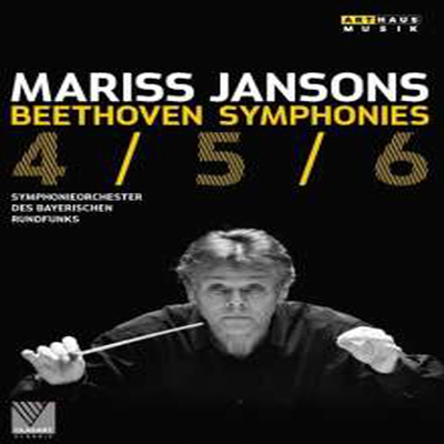 베토벤: 교향곡 4, 5, 6번 (Beethoven: Symphonies No.4, 5, 6)(DVD) - Mariss Jansons