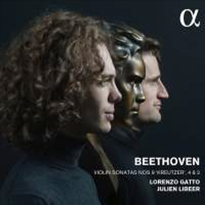 베토벤: 바이올린 소나타 2, 4번 &amp; 9번 &#39;크로이처&#39; (Beethoven: Violin Sonatas Nos.2, 4 &amp; 9 &#39;Kreutzer&#39;) (Digipack)(CD) - Lorenzo Gatto