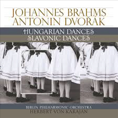 브람스: 헝가리 무곡 & 드보르작: 슬라브 무곡 (Brahms: Hungarian Dances & Dvorak: Slavonic Dances) (180g)(LP) - Herbert von Karajan