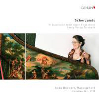 해학 - 텔레만: 하프시코드를 위한 6개의 서곡 (Scherzando - Telemann: 6 Overtures for keyboard)(CD) - Anke Dennert