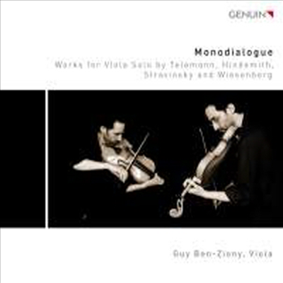 힌데미트, 스트라빈스키 & 텔레만: 무반주 비올라 작품집 (Hindemith, Stravinsky & Telemann: Works for Viola Solo)(CD) - Guy Ben-Ziony