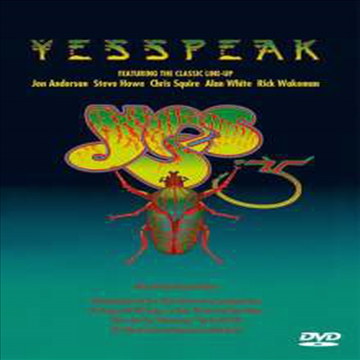 Yes - Yesspeak (Documentary)(NTSC)(All Region)(DVD) (2016)