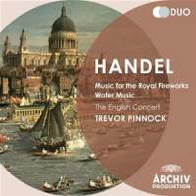 헨델: 왕궁의 불꽃놀이 & 수상음악 (Handel: Music for the Royal Fireworks & Water Music) (2CD) - Trevor Pinnock