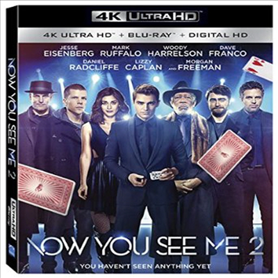 Now You See Me 2 (나우 유 씨 미 2) (한글무자막)(4K Ultra HD + Blu-ray + Digital HD)