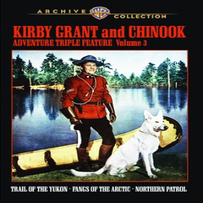 Kirby Grant &amp; Chinook Adventure Triple Feature: V3 (커비 그랜트) (지역코드1)(한글무자막)(DVD-R)