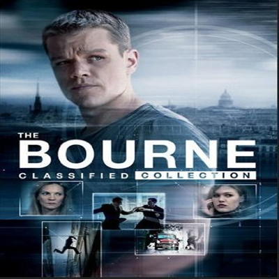 Bourne Classified Collection (Bourne Identity / Bourne Supremacy / Bourne Ultimatum / Bourne Legacy) (본 아이덴티티/본 슈프리머시/본 얼티메이텀/본 레거시)(지역코드1)(한글무자막)(DVD)