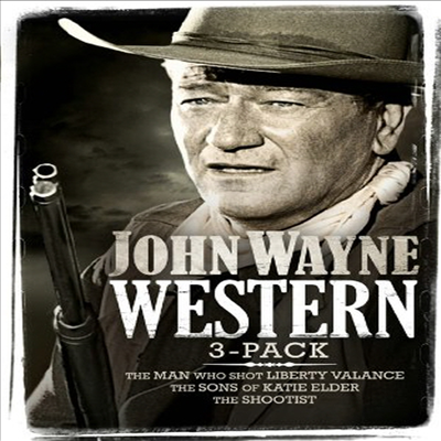 John Wayne Western 3-Pack: The Man Who Shot Liberty Valance / The Sons Of Katie Elder / The Shootist (리버티 벨런스를 쏜 사나이 / 서부의 4형제)(지역코드1)(한글무자막)(DVD)