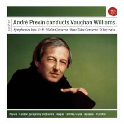 본 윌리엄스: 교향곡 전곡 1번 - 9번 (Vaughan Williams: Complete Symphonies Nos.1 - 9) (6CD Boxset) - Andre Previn