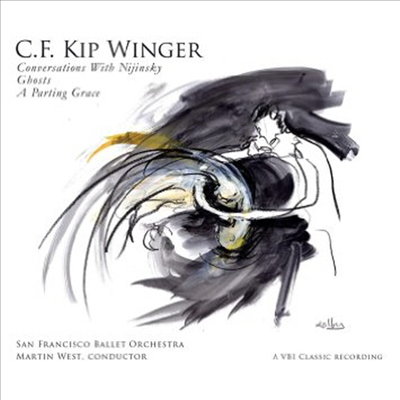 킵 윙어: 니진스키와의 대화, 유령 (Kip Winger: Conversations With Nijinsky, Ghosts) (Digipack)(CD) - San Francisco Ballet Orchestra