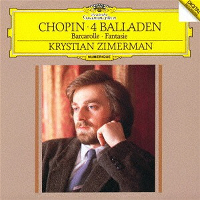 쇼팽: 발라드 1-4번, 환상곡, 뱃노래 (Chopin: 4 Ballades, Fantaisie, Barcarolle) (SHM-CD)(일본반) - Krystian Zimerman