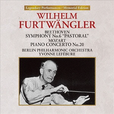 베토벤: 교향곡 6번 '전원', 모차르트: 피아노 협주곡 20번 (Beethoven: Symphony No.6 'Pastorale', Mozart: Piano Concerto No.20 - Lugano, 1954) (UHQCD)(일본반) - Wilhelm Furtwangler