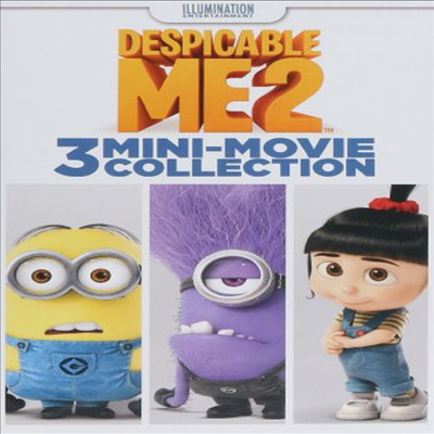 Despicable Me 2: 3 Mini-Movie Collection - Puppy / Panic In The Mailroom / Training Wheels (퍼피 / 패닉 인 더 메일룸 / 트레닝 휠스)(지역코드1)(한글무자막)(DVD)