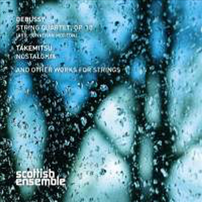 드뷔시: 현악 사중주 &amp; 타케미츠: 노스텔지어 - 현을 위한 작품집 (Debussy: String Quartet &amp; Takemitsu: Nostalghia)(CD) - Jonathan Morton
