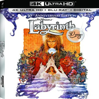 Labyrinth: 30th Anniversary Edition (라비린스) (한글자막)(4K Ultra HD + Blu-ray + Digital)