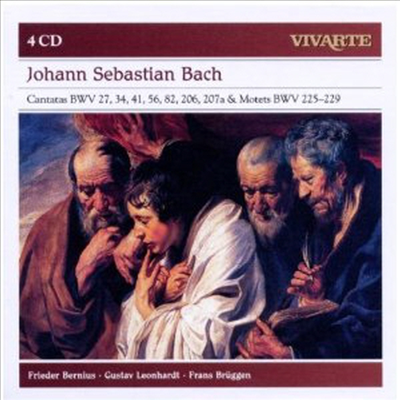 바흐: 칸타타와 모테트 (Bach: Cantatas & Motets BWV 225-229) (4CD Boxset) - Frieder Bernius