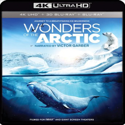 IMAX: Wonders Of The Arctic (원더스 오브 디 아크틱) (한글무자막)(4K UHD + 3D Blu-ray + Blu-ray)