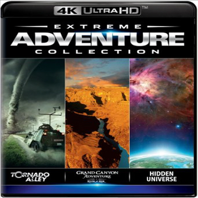 Extreme Adventure Collection: Tornado Alley / Grand Canyon Adventure / Hidden Universe (익스트림 어드벤쳐 컬렉션) (한글무자막)(4K Ultra HD)