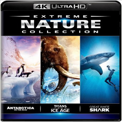 Extreme Nature Collection: Antarctica / Titans Of The Ice Age / Great White Shark (익스트림 네이쳐 컬렉션) (한글무자막)(4K Ultra HD)