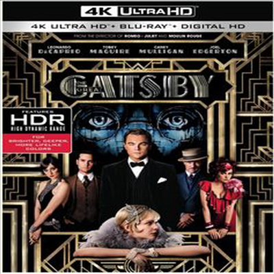 The Great Gatsby (위대한 개츠비) (한글무자막)(4K Ultra HD + Blu-ray + Digital HD)
