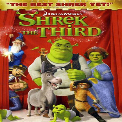 Shrek the Third : Fullscreen (슈렉 3)(지역코드1)(한글무자막)(DVD)