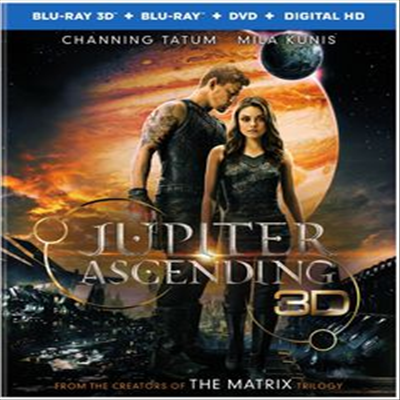 Jupiter Ascending (주피터 어센딩)(Blu-ray 3D + Blu-ray + DVD + Digital HD)(한글무자막)