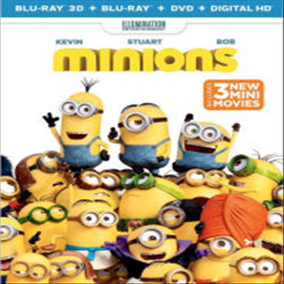 Minions (미니언즈)(한글무자막)(Blu-ray 3D)