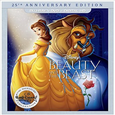 Beauty and the Beast: 25th Anniversary Edition (미녀와 야수) (한글무자막)(Blu-ray+DVD)