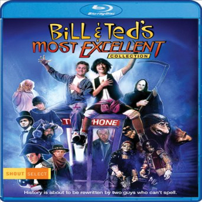 Bill &amp; Ted&#39;s Most Excellent Collection (엑설런트 어드벤쳐) (한글무자막)(Blu-ray)