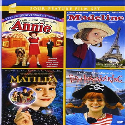 Annie (1982) / Madeline / Matilda (1996) / New Adventures of Pippi Longstocking (애니 / 매들린)(지역코드1)(DVD)