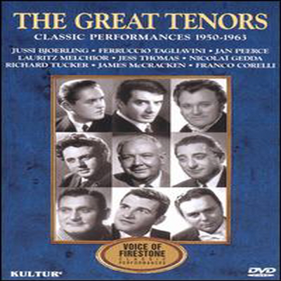 세기의 테너 (Voices Of Firestone: Great Tenors) (Black & White) (지역코드1)(DVD) - Jussi Bjoerling