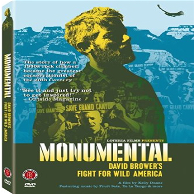 Monumental: David Brower's Fight For Wild America (모뉴멘틀)(지역코드1)(한글무자막)(DVD)