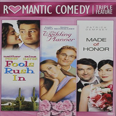 Fools Rush in / Made of Honor / Wedding Planner (사랑은 다 괜찮아/웨딩 플래너)(지역코드1)(한글무자막)(DVD)