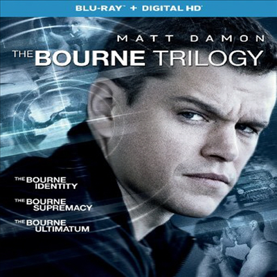 The Bourne Identity / The Bourne Supremacy / The Bourne Ultimatum (본 아이덴티티 / 본 슈프리머시 / 본 얼티메이텀) (한글무자막)(Blu-ray + Digital HD)